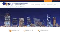 Desktop Screenshot of najit.org