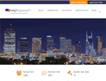 Tablet Screenshot of najit.org